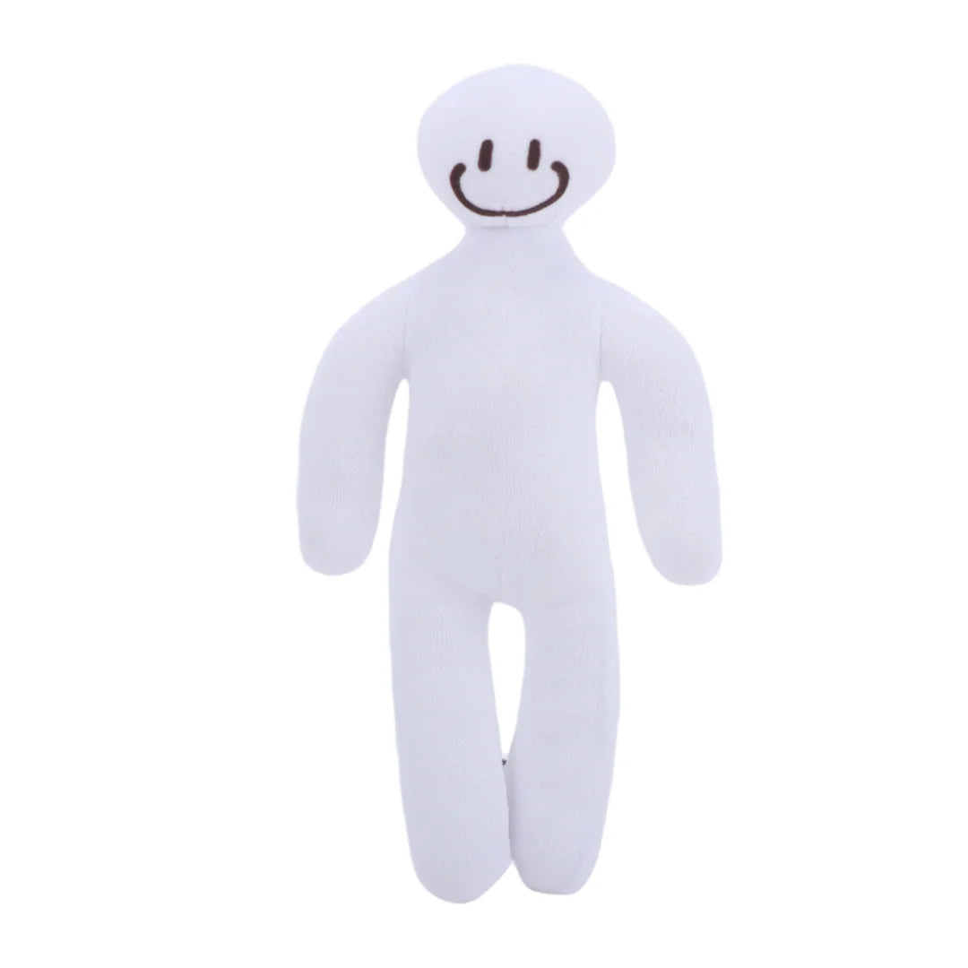 メカカメレオン 白い 笑顔の ぬいぐるみ