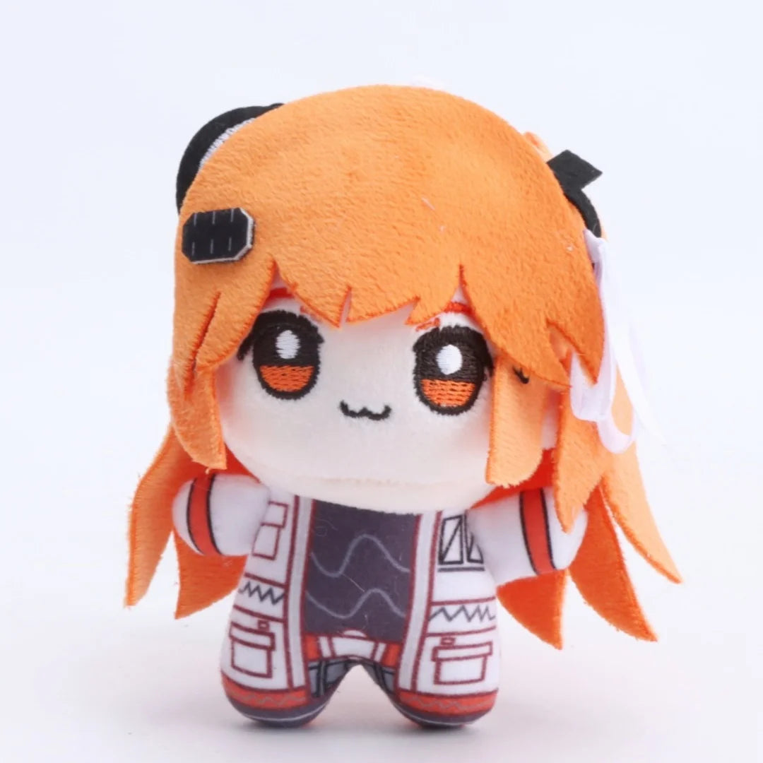 オレンジ髪のジャケットを着たちびキャラぬいぐるみ