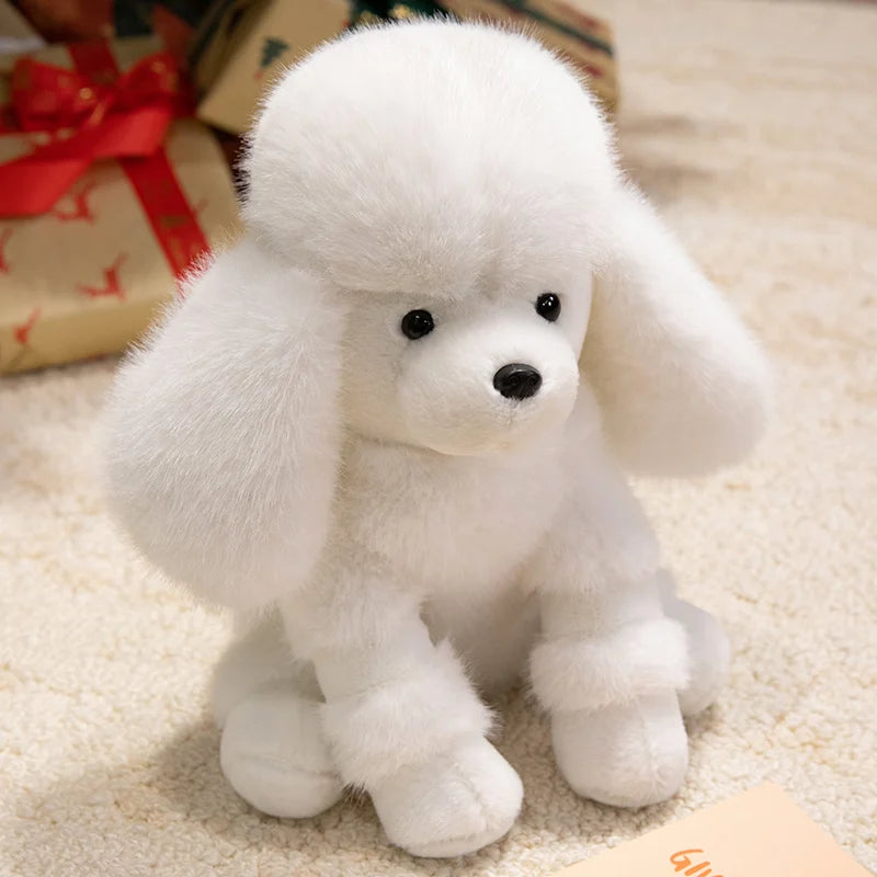 ふわふわ モコモコ 白い プードル ぬいぐるみ