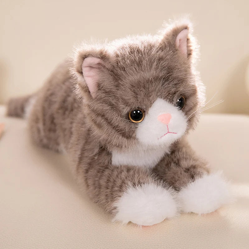 ふわふわ 可愛い オッドアイの仔猫 ぬいぐるみ 多色展開