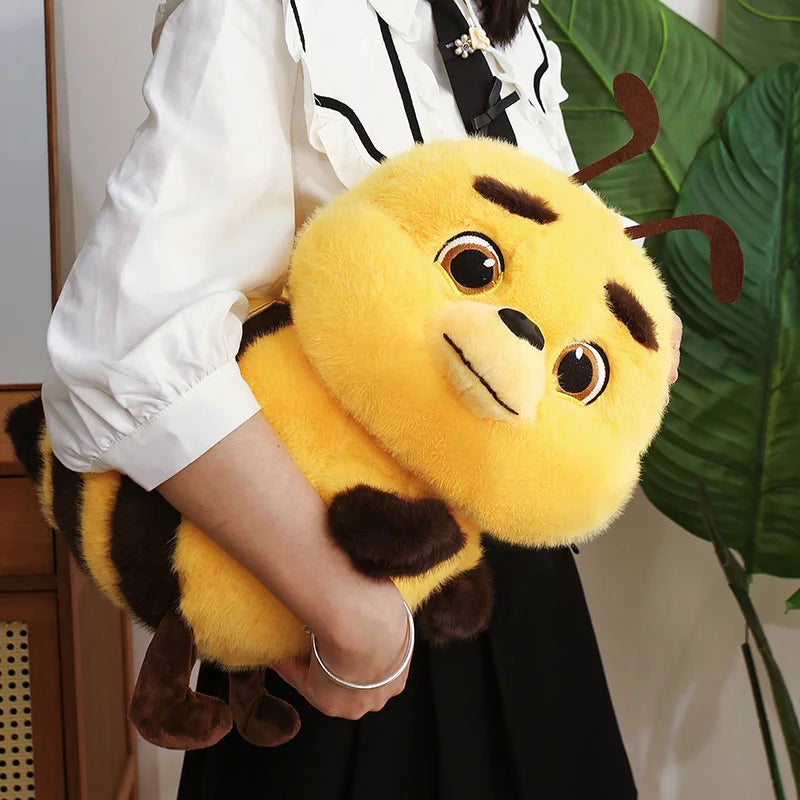 25cm Cartoon Adorable Honey Bee Plush Toys Soft Cute Spring Insect Bees Stuffed Toy Perfect Birthday Gifts for Kids Home Decor