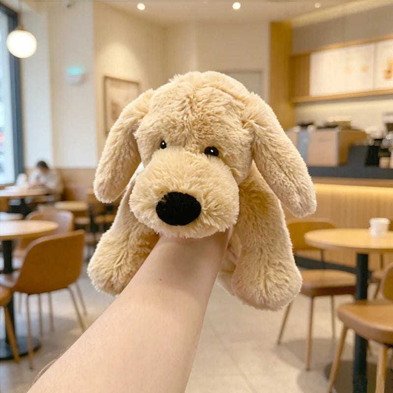 New 35/75cm Simulation Labrador Dog Plush toy Creative Realistic Animal Puppy Dolls Stuffed Soft Toys for Children Birthday Gift