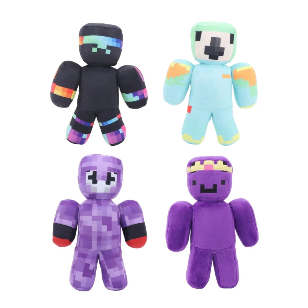 ホラーゲーム風 ブロックキャラクター ぬいぐるみ 4種セット