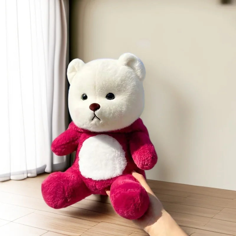 かわいい マゼンタの クマの着ぐるみ ぬいぐるみ