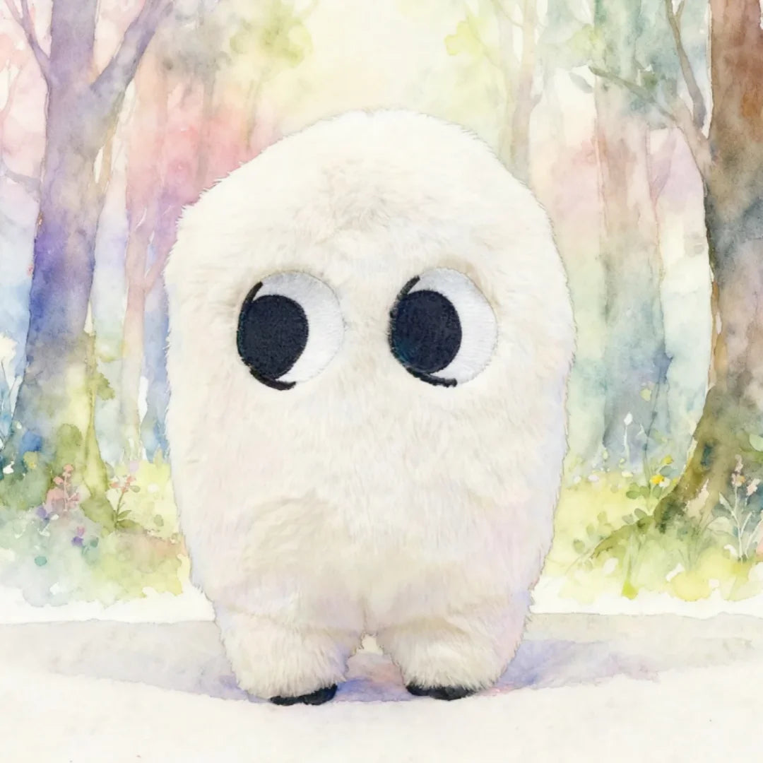 ふわふわ とんがり帽子のアトリエ フデムシ ぬいぐるみ