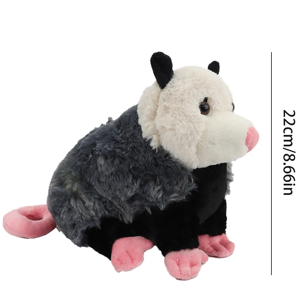 BIGEYEDOG Cute Opossum Plush Toy Mouse Stuffed Animals Doll Simulation Mouse Plushies Toy Kids Birthday Festival Gifts Halloween
