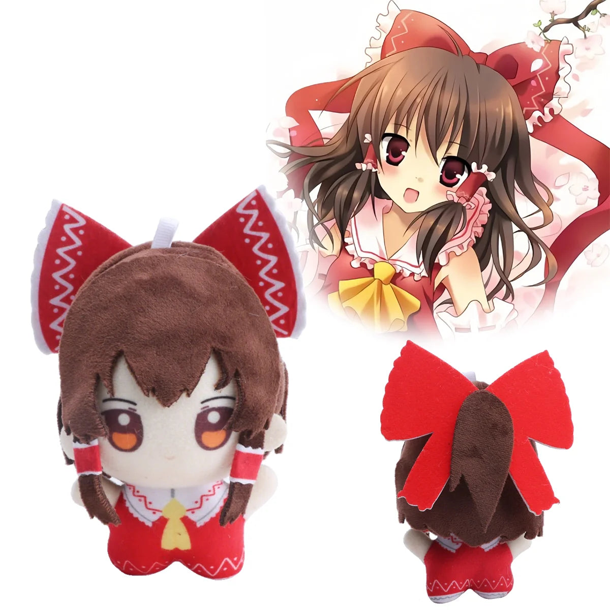 東方Project 博麗霊夢 デフォルメ マスコットぬいぐるみ