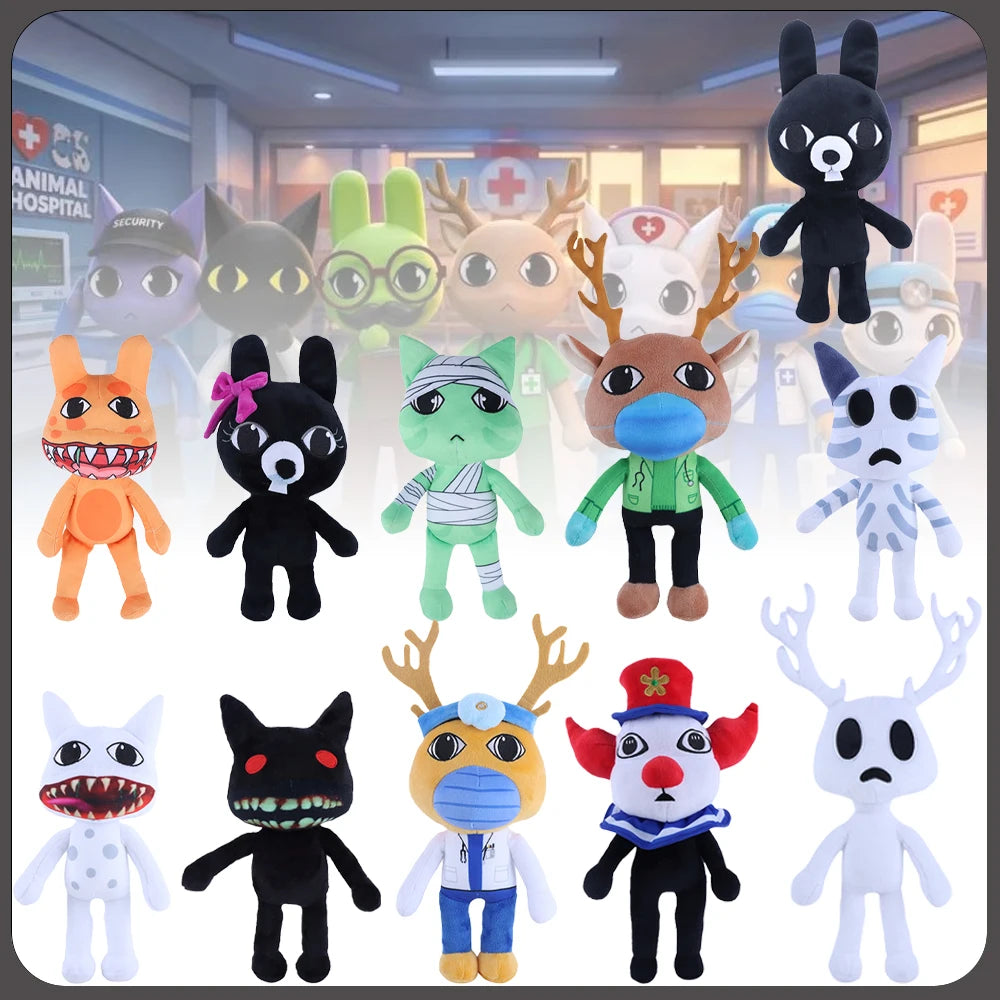 不気味かわいい 動物キャラクター ぬいぐるみ コレクション