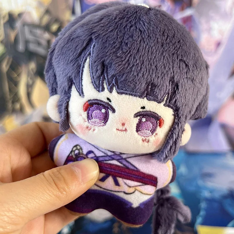10cm Genshin Impact Plush Pendant Doll Toy Zhong Li, Furina Scattered Soldier, Xiao Soft Starfish Body Plush Fans Birthday Gifts