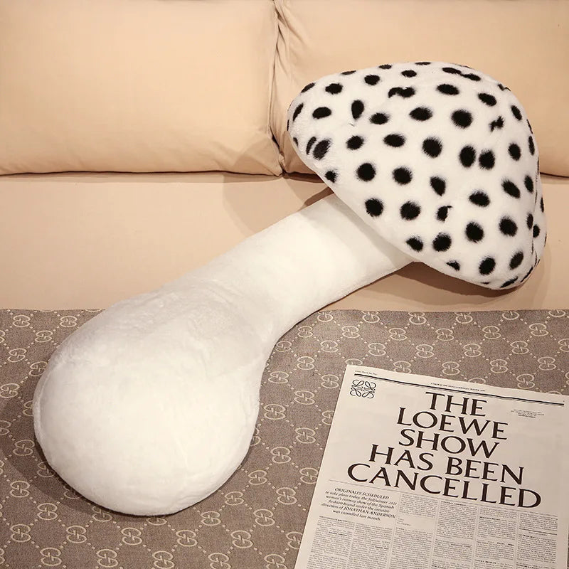 Cuddly Mushroom Plush Toys Big Size Huggable Pillow Stuffed Soft Plant Mushroom Style Sofa Floor Pillow Back Cushion Home Decor