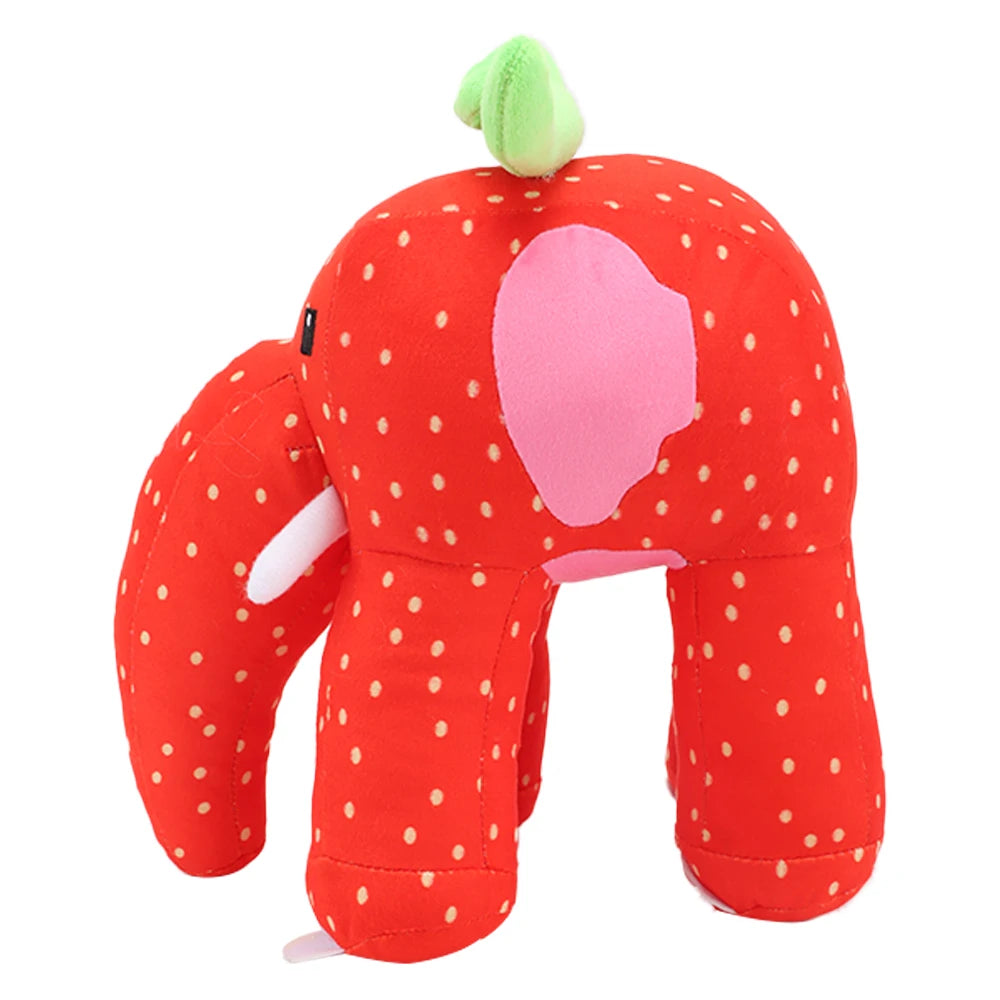 STEAL A BRAINROT Strawberry Elephant Plush Toy Cute House Dolls Game Surrounding Elephant Toys Soft Toys for Kids Birthday Gifts