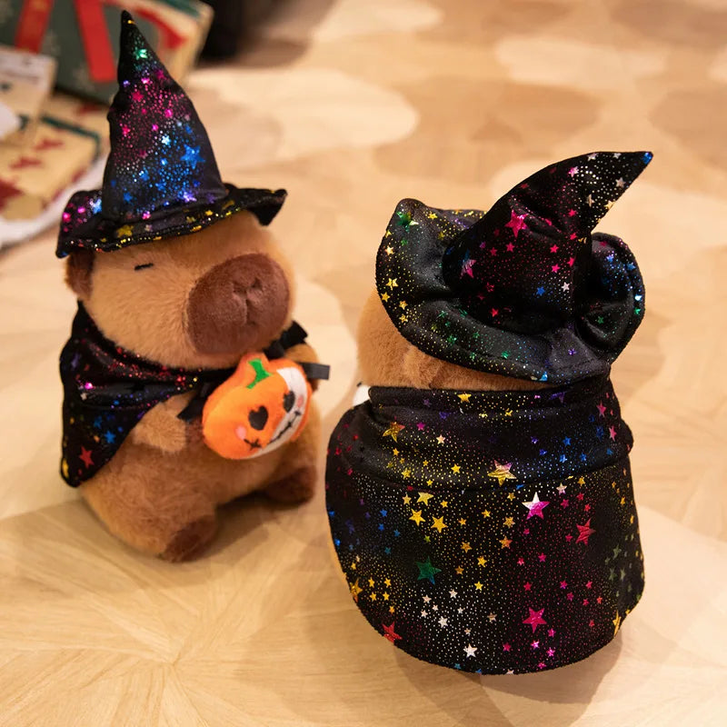 Halloween Pumpkin Capybara Plush Toy Capibara Anime Fluffty Toy Cute Doll Stuffed Animals Soft Doll Plush Christmas Gift