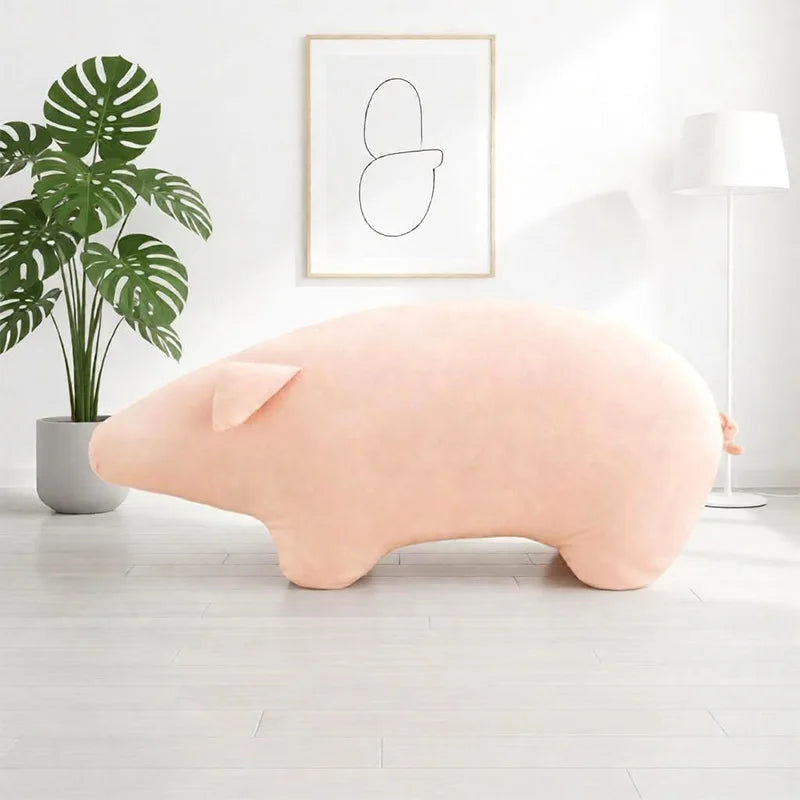 ふわふわ 豚型 ライトピンク 特大 抱き枕