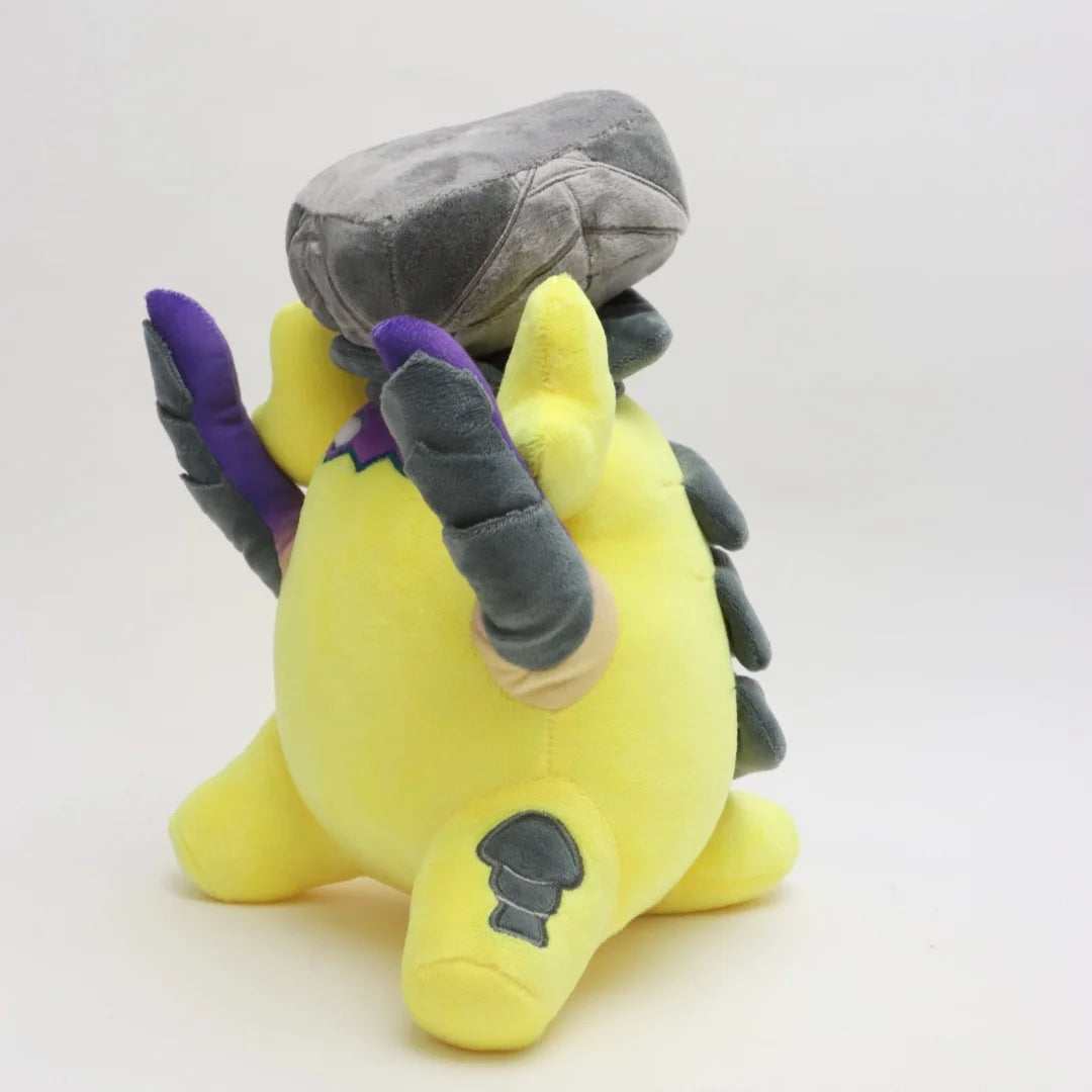 ポケモン キラフロル 黄色 ぬいぐるみ 岩型クッション付き