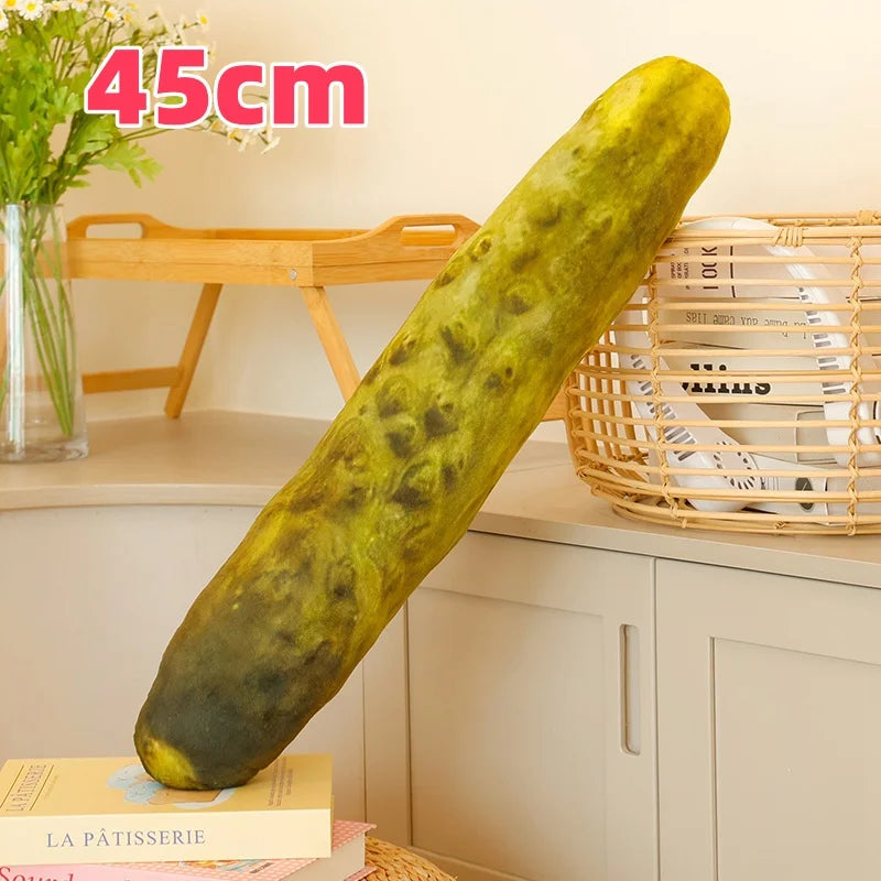 リアル きゅうり 抱き枕 ふわふわ ロング 野菜 ぬいぐるみ