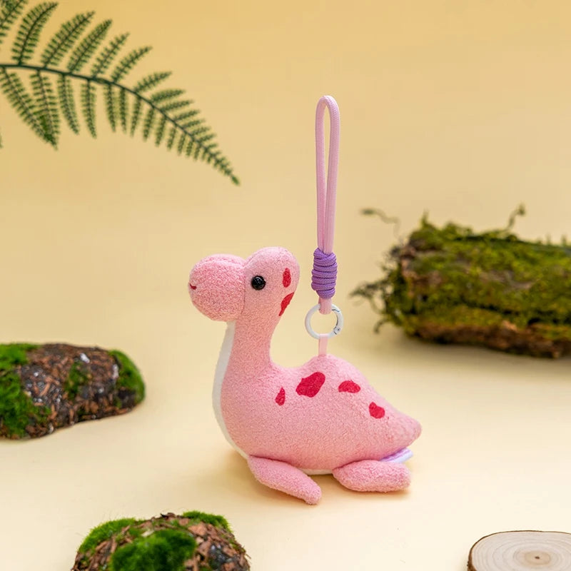 カラフル恐竜 ぬいぐるみ ミニキーホルダー
