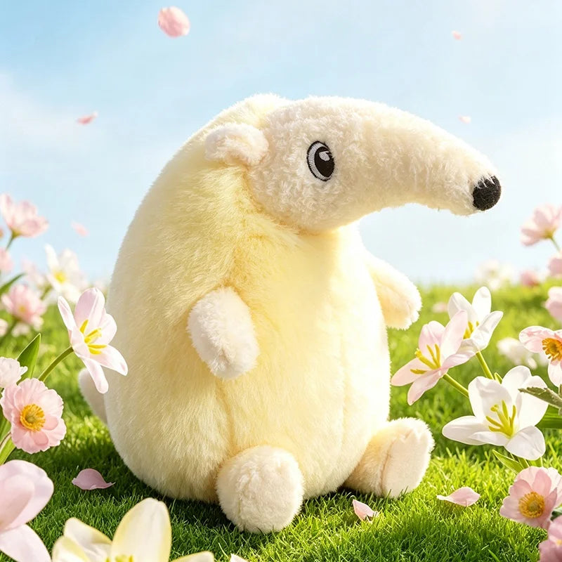 Ultra Soft Fluffy Colorful Anteater Plush Toy Cute Stuffed Animal Doll Kids Adults Cozy Bedroom Sofa Decor Perfect Birthday Gift