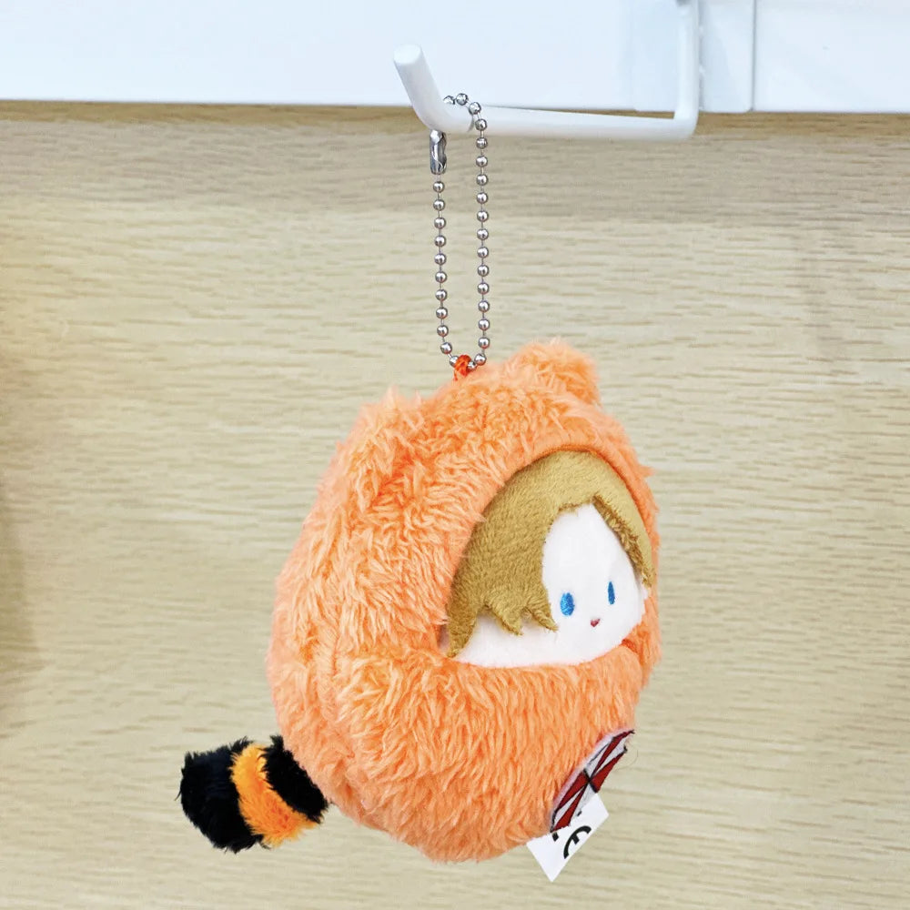 アンブレラ社ロゴ入り オレンジフードの少年 ぬいぐるみキーホルダー