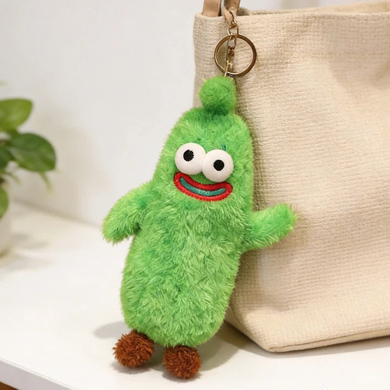 もこもこ 大きな目 カラフル キャラクター ぬいぐるみ