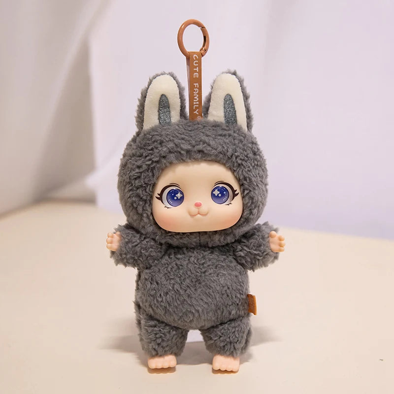 クリスマス ウサ耳 ニット もこもこ ドール フィギュア