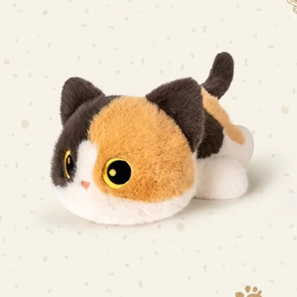 つぶらな瞳の もちもち 猫 ぬいぐるみ