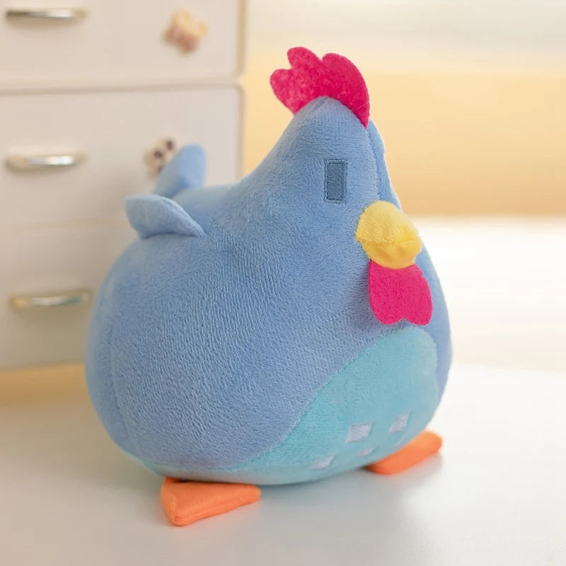 20cm Four Colors Chicken Pillow Plush Toys Soft Stuffed Chick Animal Toys Cartoon Chook Dolls Children Birthday Gifts Room Decor