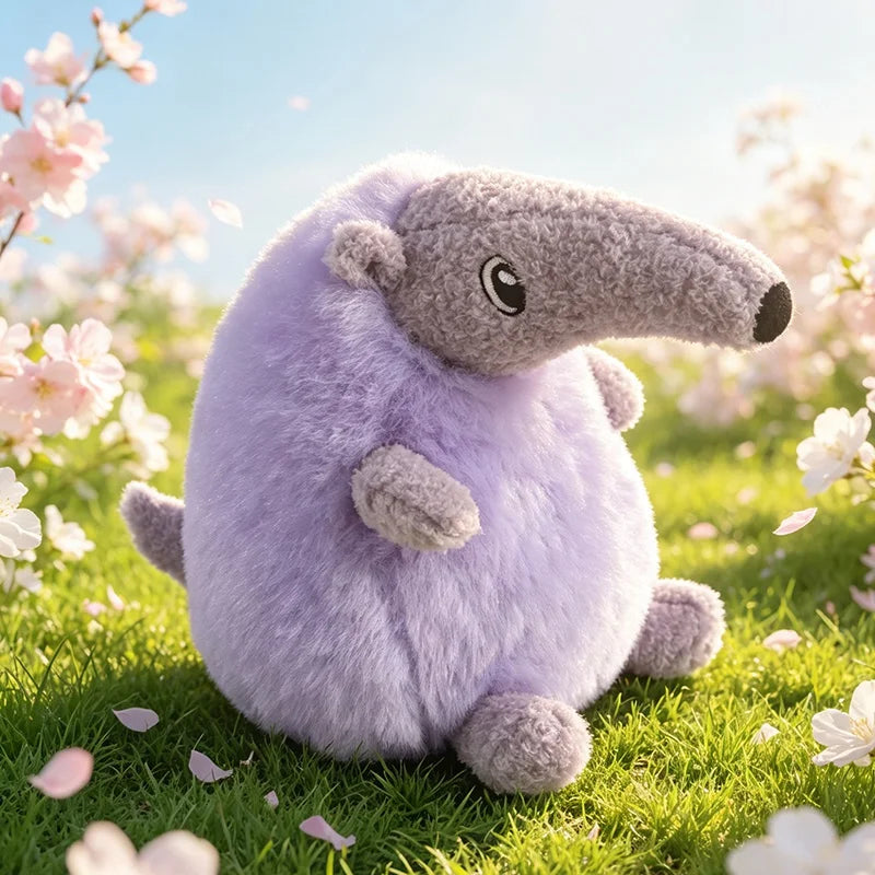 Ultra Soft Fluffy Colorful Anteater Plush Toy Cute Stuffed Animal Doll Kids Adults Cozy Bedroom Sofa Decor Perfect Birthday Gift