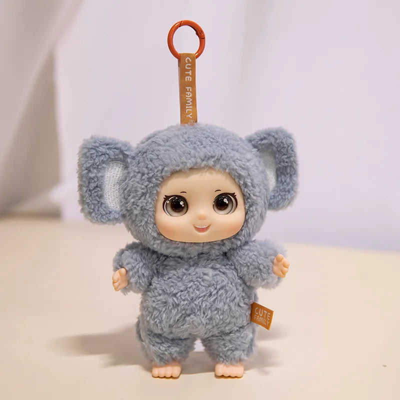 クリスマス ウサ耳 ニット もこもこ ドール フィギュア
