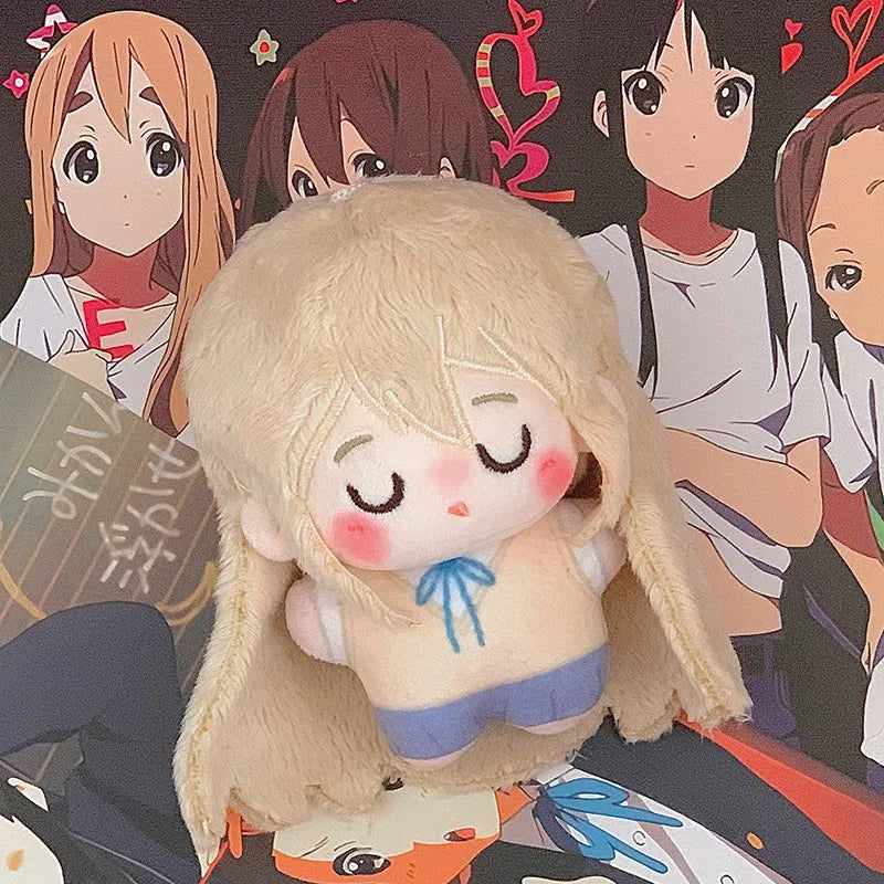 10cm K-on! Cotton Plush Toys Hirasawa Yui Japanese Anime Tainaka Ritsu Cotton Doll Kawaii Toys Valentine Birthday Gift for Girls