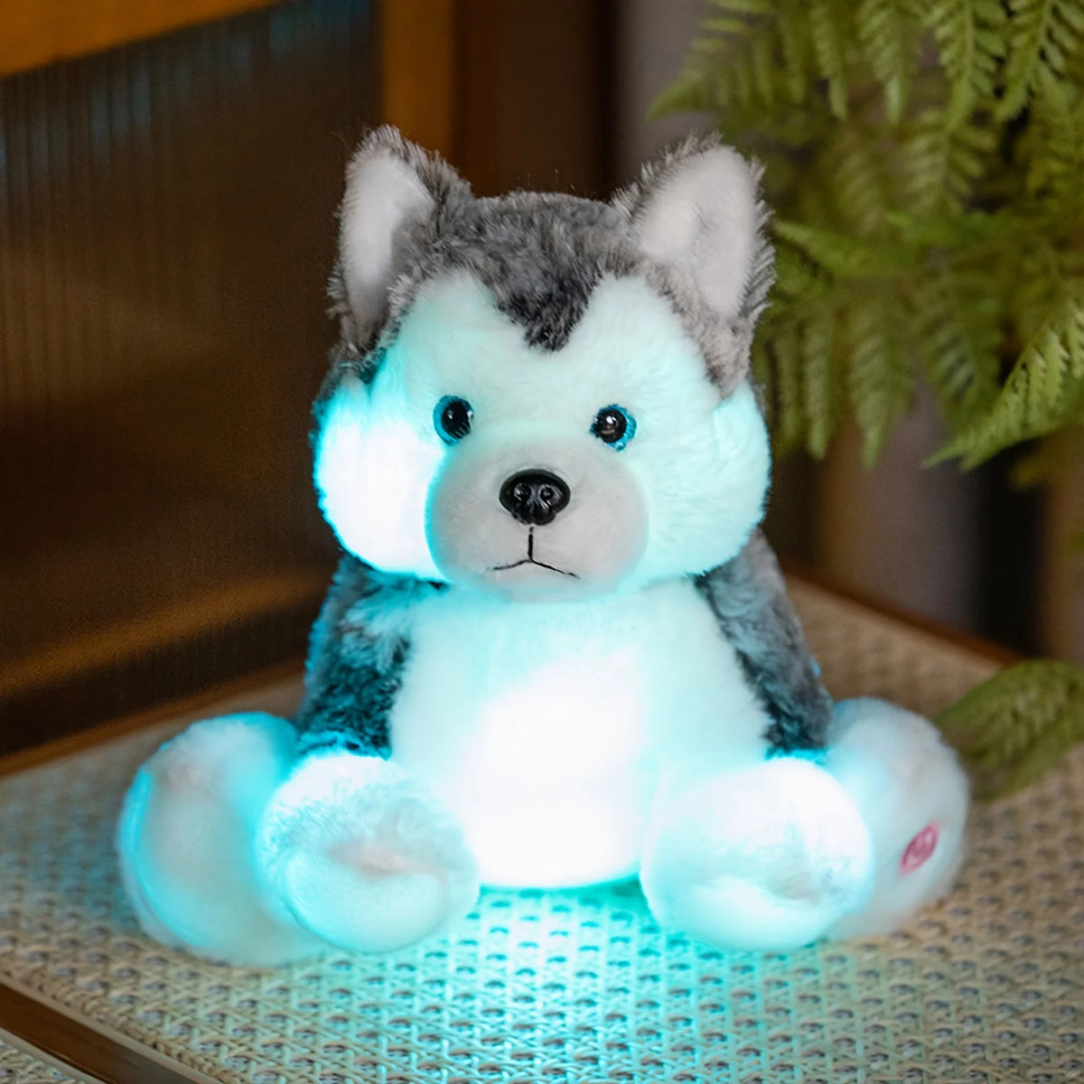 Glow-In-The-Dark Puppy Plush Toys Night Light Cuddly Dog Stuffed Animals Dolls Companion For Kids Gifts For Christmas Birthdays