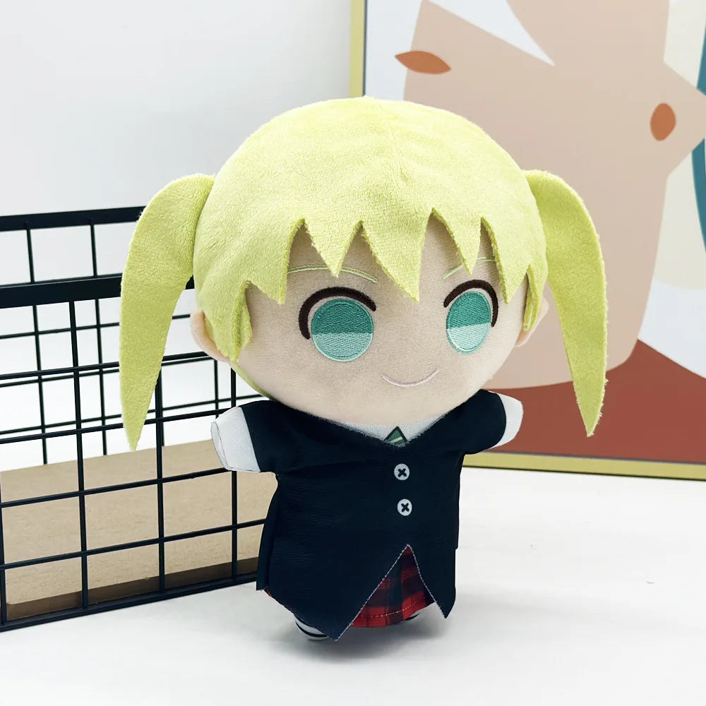 ソウルイーター マカ・アルバーン 黄緑ツインテール 制服ちびぬいぐるみ