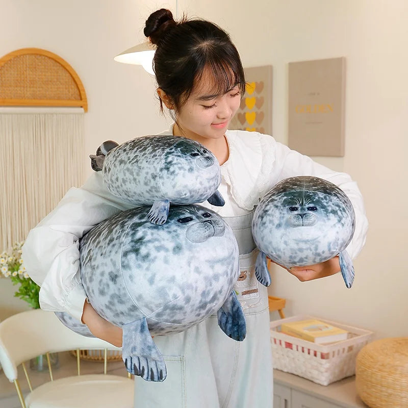 もちもち ゴマフアザラシ 抱き枕 クッション