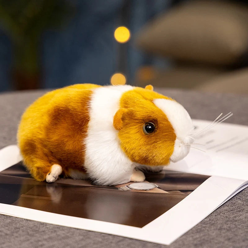 ふわふわ バイカラー ミニ モルモット ぬいぐるみ