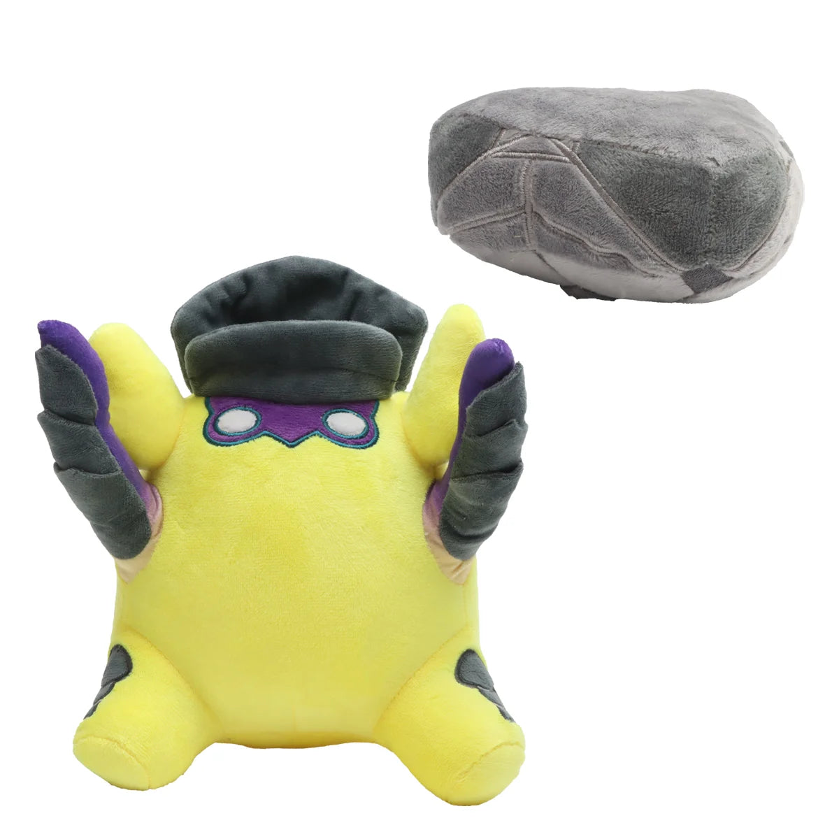 ポケモン キラフロル 黄色 ぬいぐるみ 岩型クッション付き