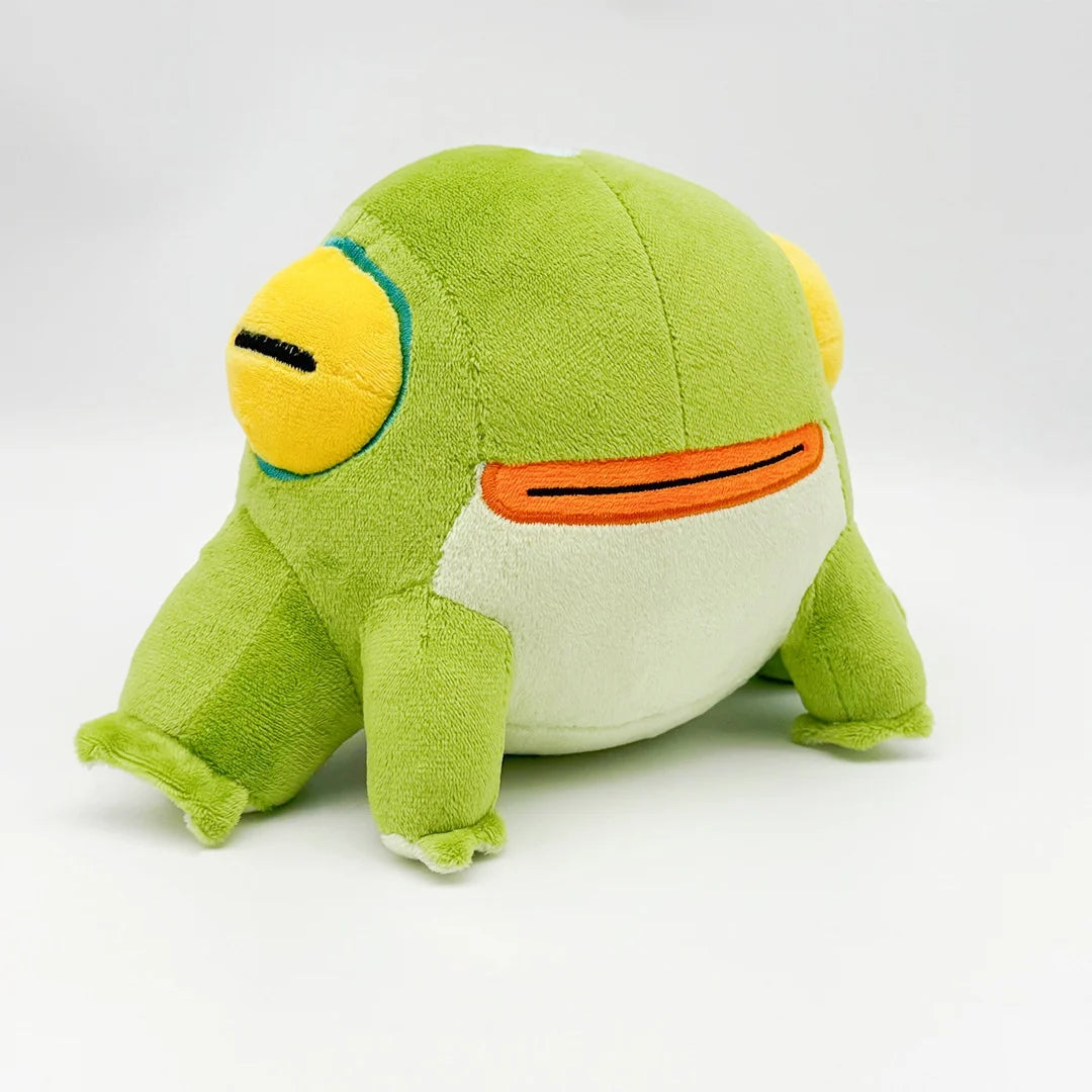 もちもち 緑 の 寝顔 カエル ぬいぐるみ