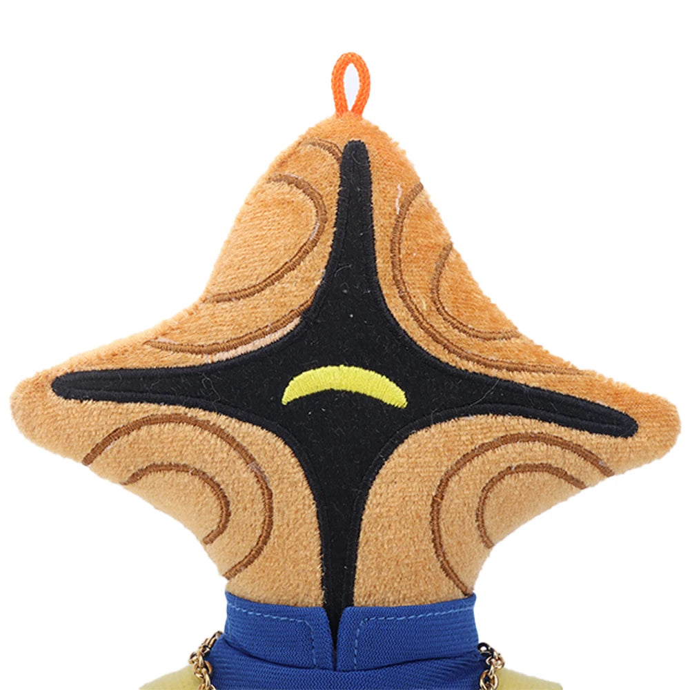 星形ヘッド 青ジャケット 金鎖 ふわふわぬいぐるみ