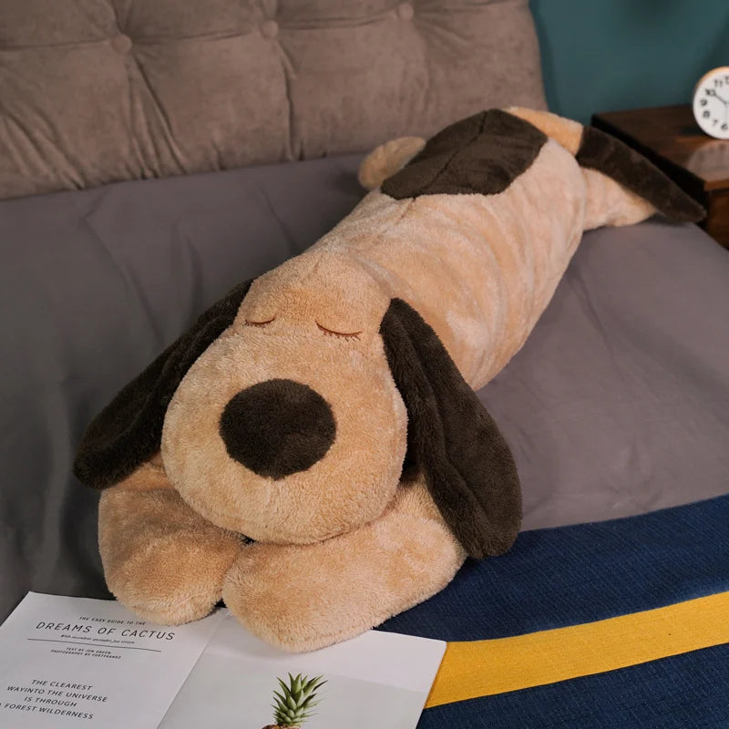 Giant Soft Dog Plush Toys Long Pillow High Quality Stuffed Animal Baby Appease Doll Home Decor Sofa Cushion Children Girl Gift