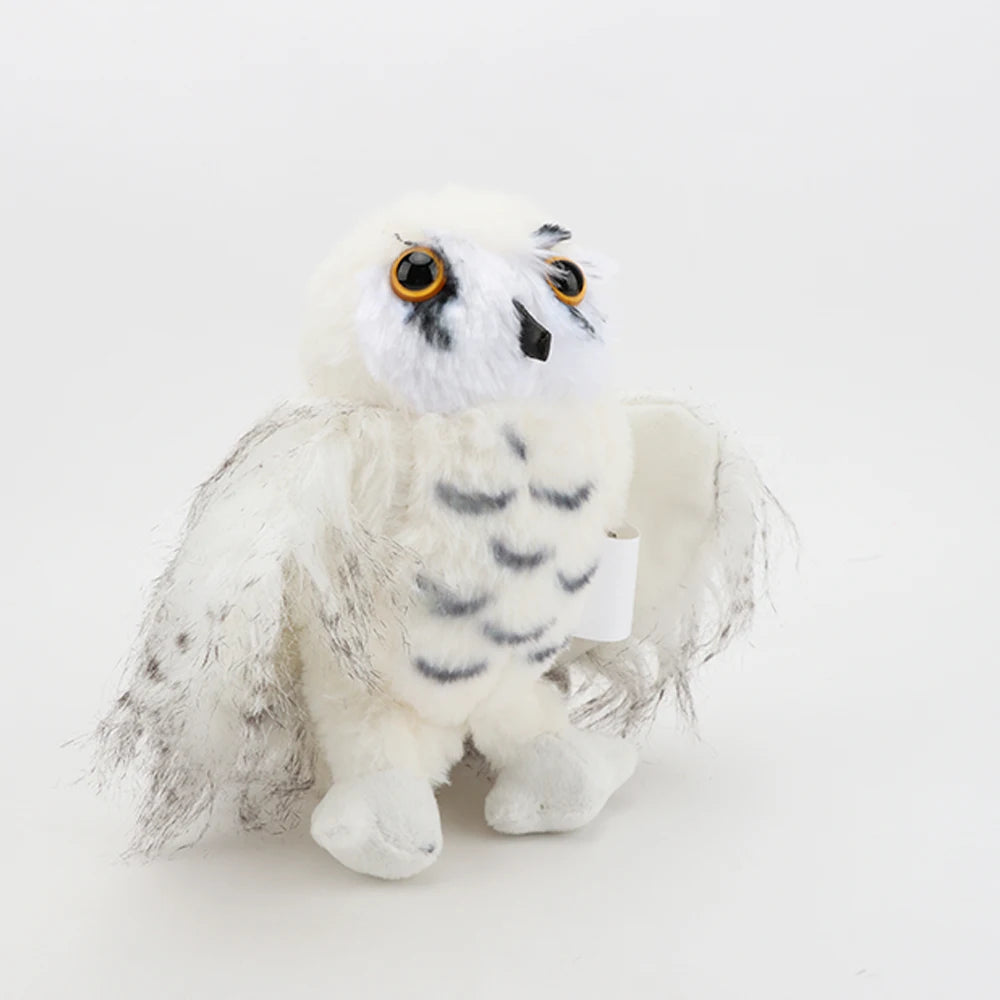 20cm Cartoon White Owl Plush Toys Soft Stuffed Animals Cute White Eagle Plushie Toys Kids Toys Home Decor Girls Birthday Gifts