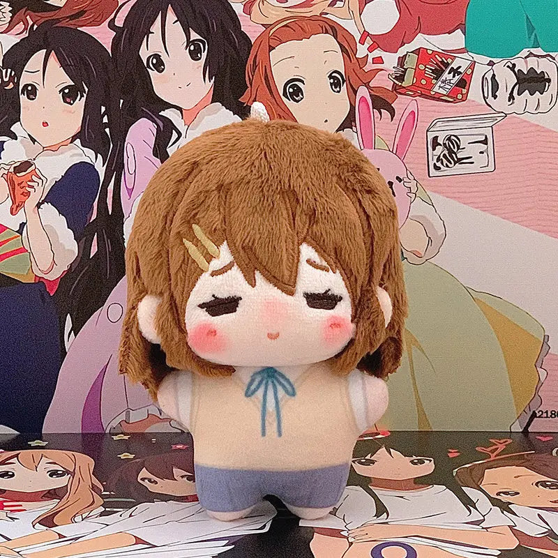 10cm K-on! Cotton Plush Toys Hirasawa Yui Japanese Anime Tainaka Ritsu Cotton Doll Kawaii Toys Valentine Birthday Gift for Girls