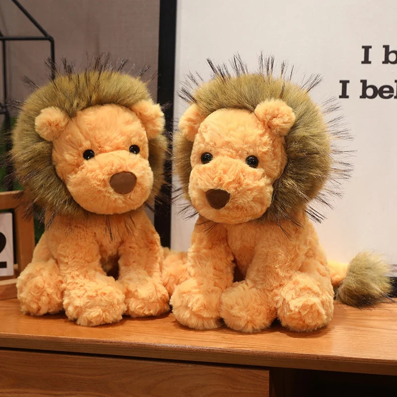 23cm Super Soft Cute Lion Plush Toys Movie Stuffed Animals Cartoon Lion Dolls Toys for Kids Room Decor Girls Boys Birthday Gifts