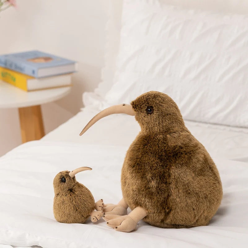 ふわふわキーウィ鳥 ぬいぐるみ 親子2サイズセット