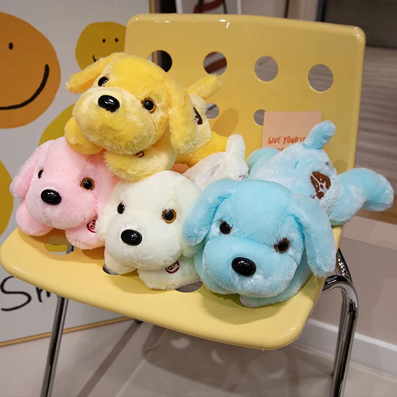 Luminous Dog Plush Toy Cute Cartoon Stuffed Soft Lying Animal Doll Anti Stress Home Decor Toys Gift Birthday Party Toys Kids