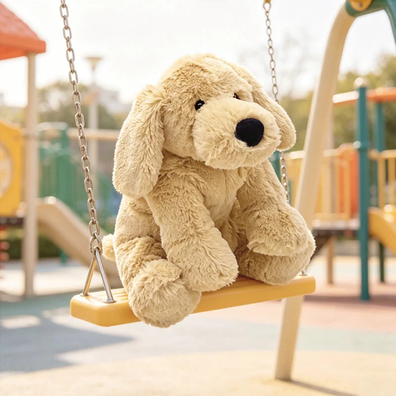 New 35/75cm Simulation Labrador Dog Plush toy Creative Realistic Animal Puppy Dolls Stuffed Soft Toys for Children Birthday Gift