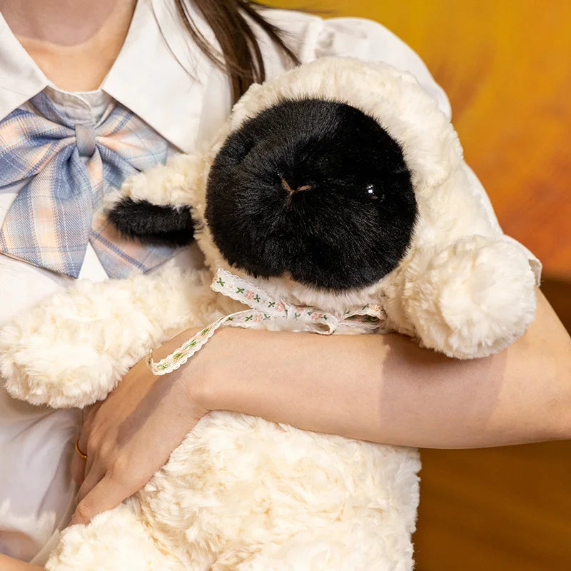 21cm Kawaii Sheep Plush Toy Cartoon Fluffy Soft Mianmian Sheep Animals Stuffed Doll Sleeping Pillow Accompany Toys Birthday Gift