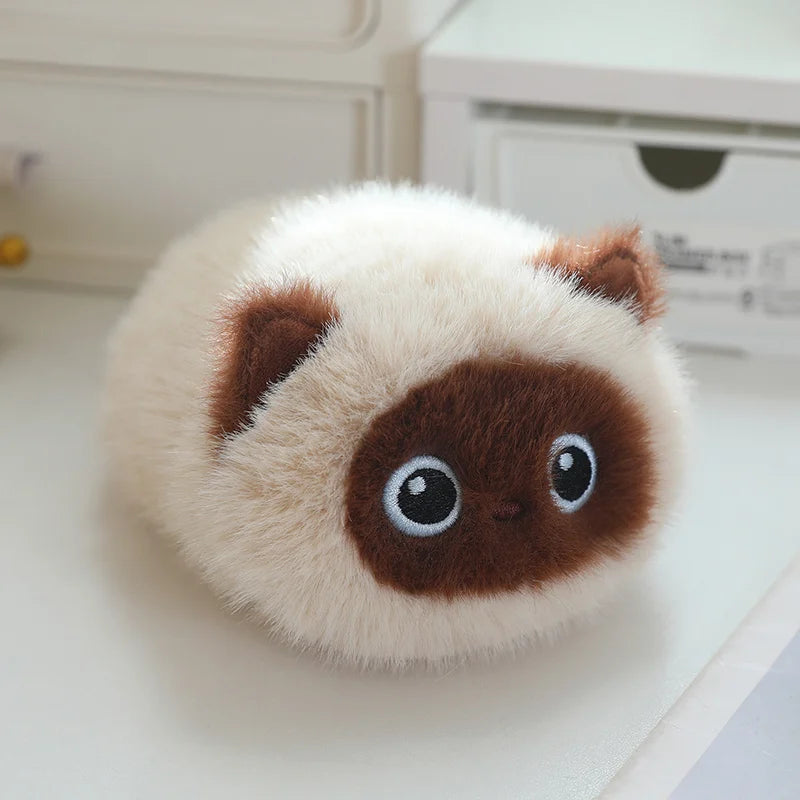 つぶらな瞳の もちもち 猫 ぬいぐるみ