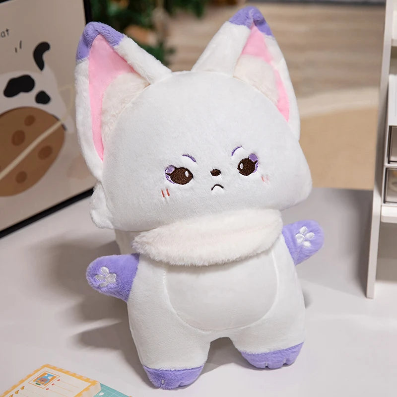 ふわふわ マフラー付き キツネのぬいぐるみ
