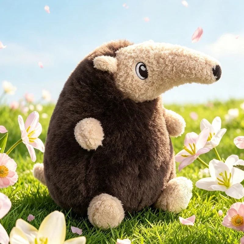 Ultra Soft Fluffy Colorful Anteater Plush Toy Cute Stuffed Animal Doll Kids Adults Cozy Bedroom Sofa Decor Perfect Birthday Gift