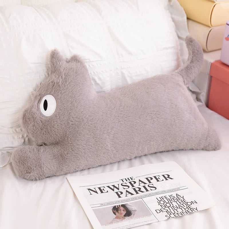 Kawaii Cat Cushion Plush Throw Pillows Office Car Neck Rest Cushion Cute Decorative Pillow Sofa Cushion Birthday Gifts