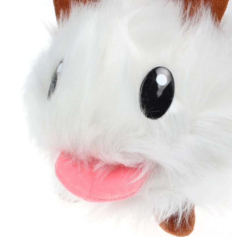 かわいい ふわふわ 白い 舌出し 角付き ぬいぐるみ