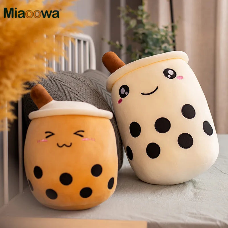 タピオカミルクティー ふわふわ 抱き枕 ぬいぐるみ
